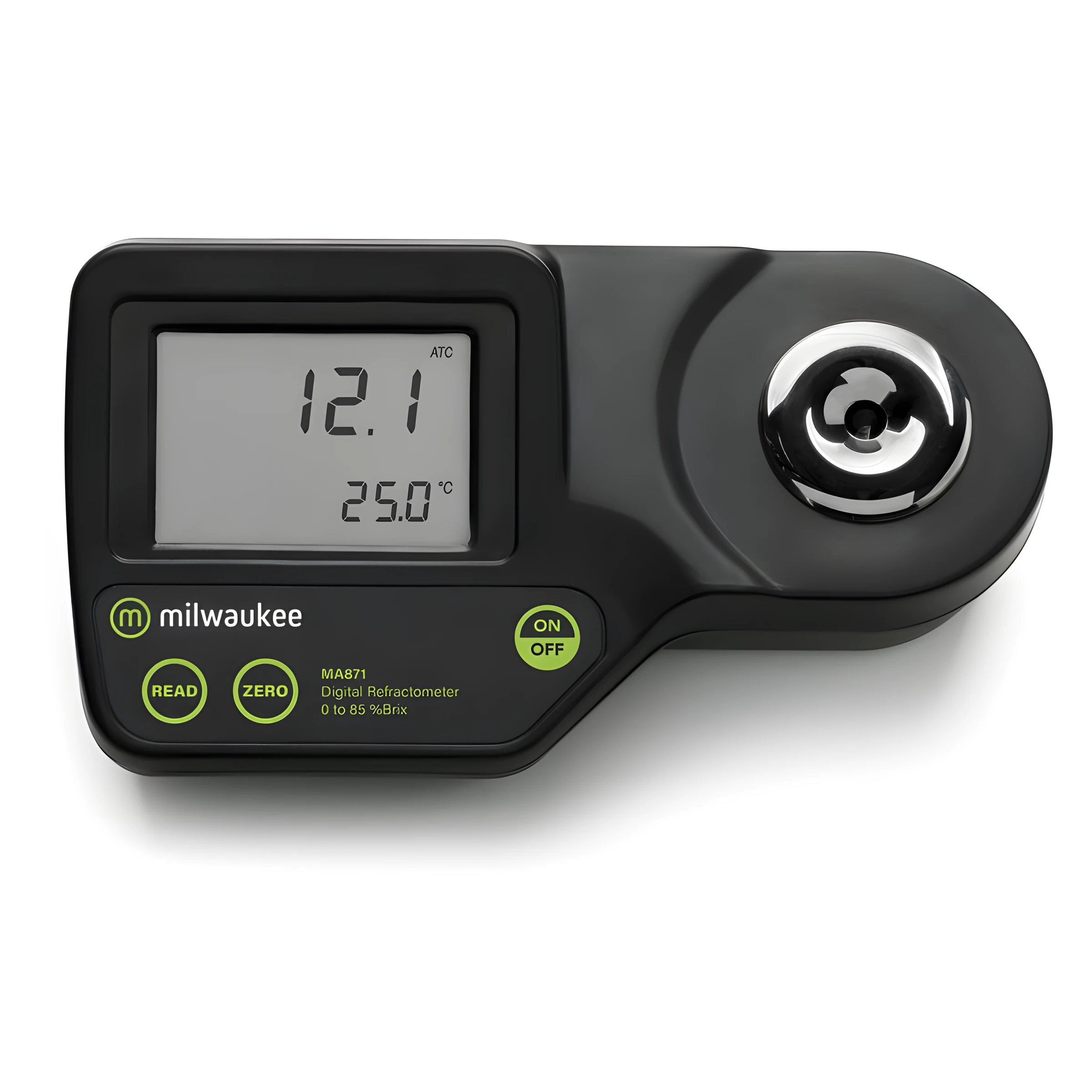 Refractómetro digital de grados Brix, 0-85% Brix MA871 Milwaukee