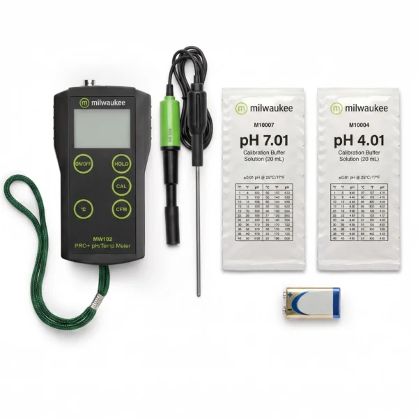 Medidor de pH y temperatura para comida MW102-FOOD Milwaukee