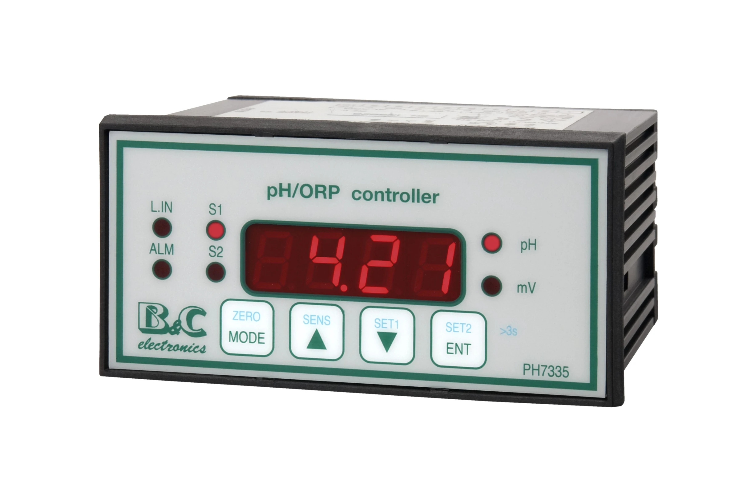 Controlador/Transmisor de pH/ORP PH 7335 B&C Electronics